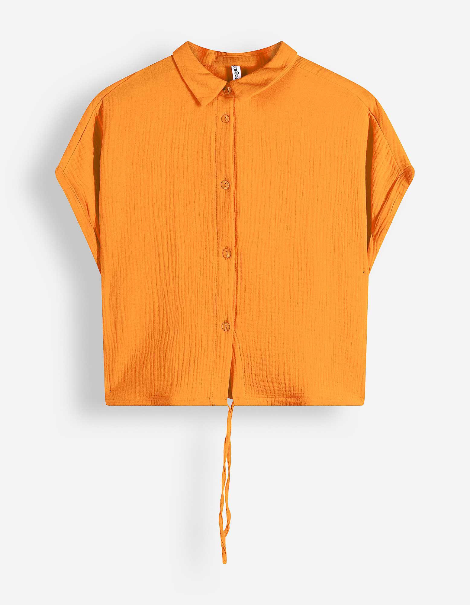 Chemise - Mousseline - orange