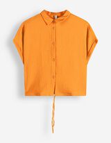 Chemise - Mousseline - orange