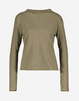 Damen Langarmshirt - Stehkragen