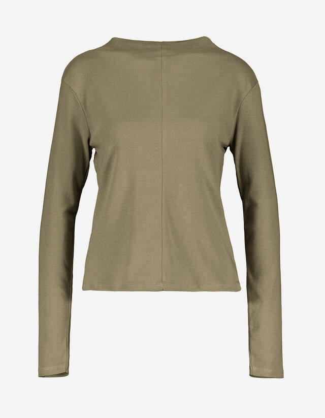 Damen Langarmshirt - Stehkragen