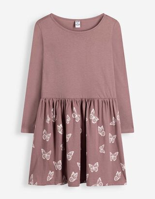 Kleid - Print - Beere