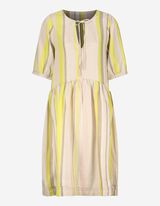 Damen Kleid - Leinen-Mix