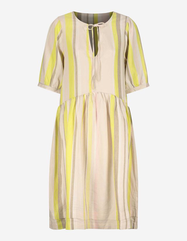 Damen Kleid - Leinen-Mix