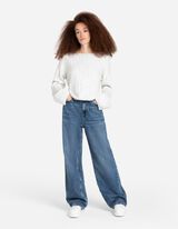 Megztinis - Užapvalinti galai - sviesiai pilkas