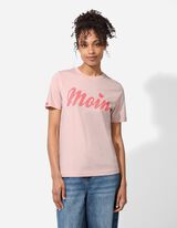 T-s&auml;rk - tr&uuml;kis - roosa