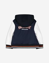 Jacke - R&uuml;ckenapplikation - dunkelblau