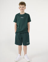 Bermuda hlače  - &Scaron;porten sweat material - temno zelena