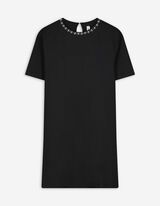 Kleid - Ziersteine - schwarz
