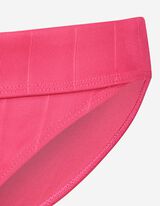 Slip de bikini - Ceinture &eacute;lastique - rose