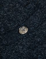 Kardigan - Knoflíky - tmave modra