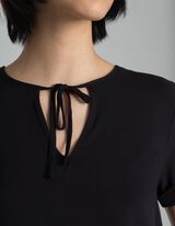 Bluza - Pertlanje - crno