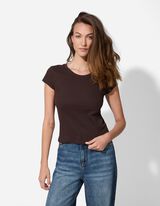 Tricou - Cositorit - Maro inchis