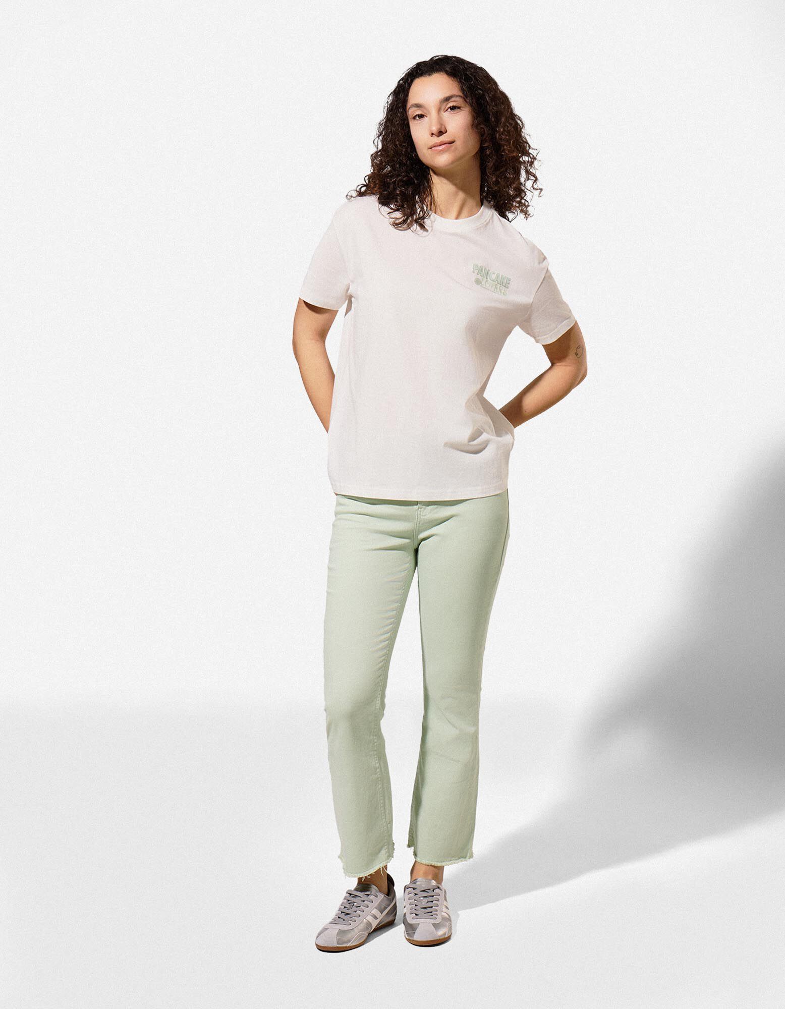Broek - Uitlopende pasvorm - groen