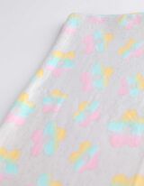 Colsjaal - Bloemenmotief - lichtgrijs