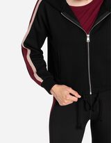 Sportinis švarkelis - Spalvų blokavimas - juodas