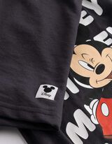 Souprava  tričko a kalhoty - Mickey Mouse - tmave seda