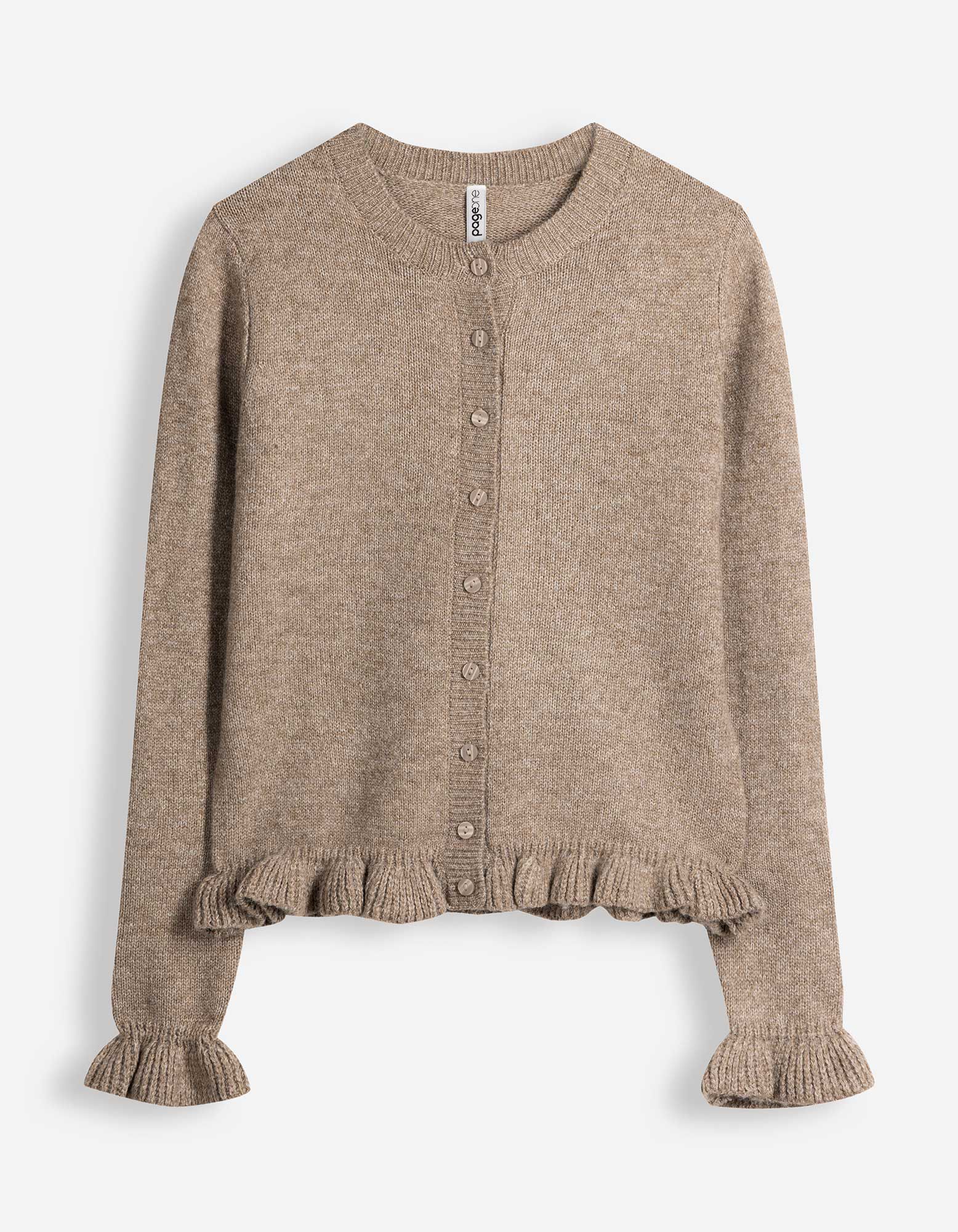 Cardigan - Knopfleiste - Braun