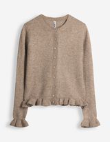 Cardigan - Knopfleiste - Braun