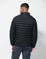 Giacca trapuntata - Collo alla coreana - blu scuro