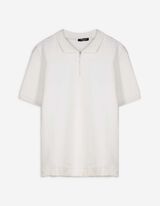 Poloshirt - Polokragen - weiß