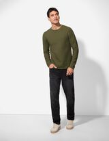 Pullover - Scollo rotondo - verde