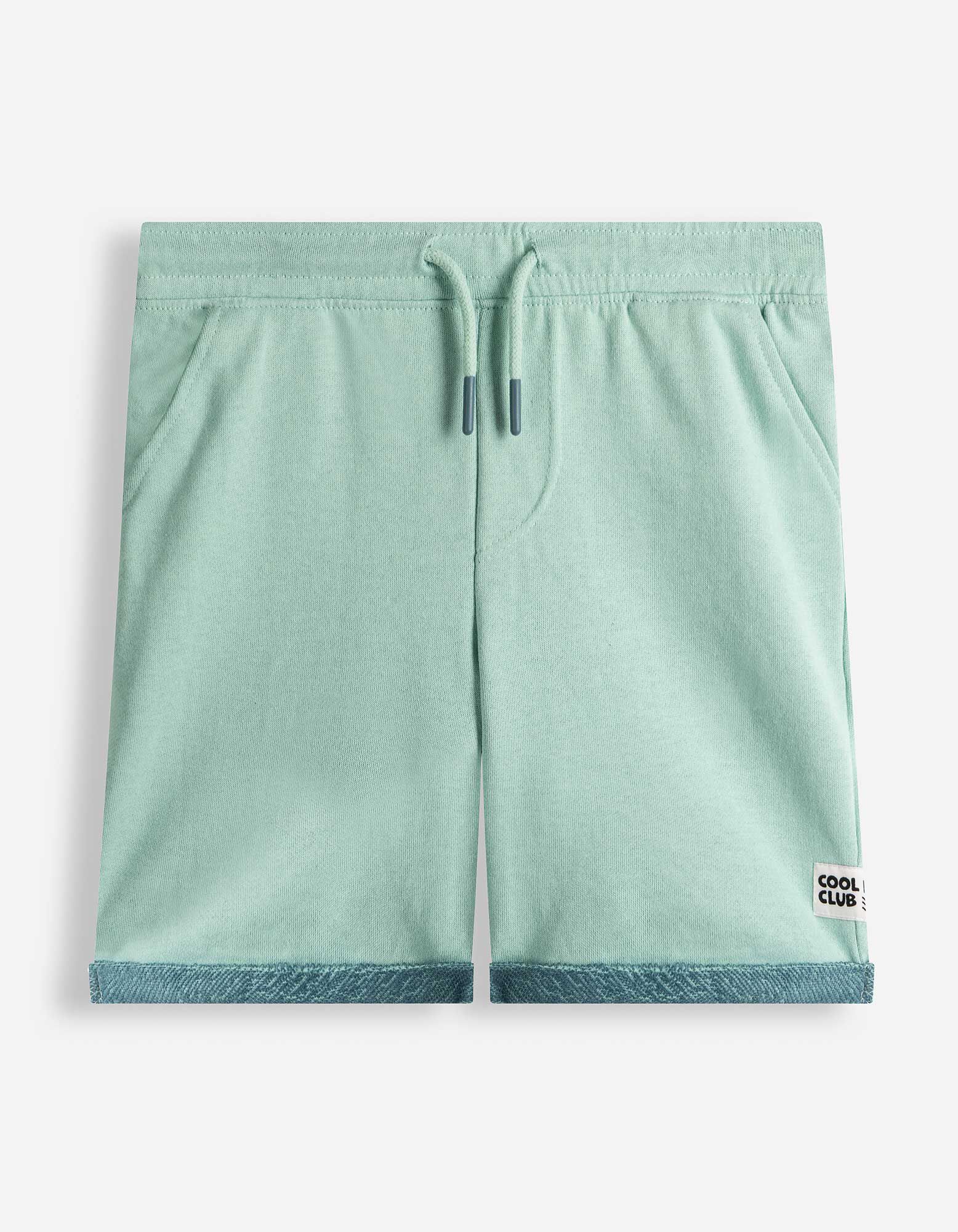 Shorts - Fixierter Beinumschlag - T&uuml;rkis