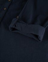 Camicia blusata - Maniche con risvolti fissi - blu scuro