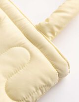 Schultertasche - Wattierung - hellgelb