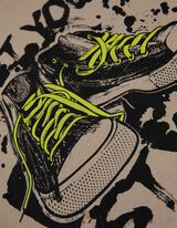 T-Shirt - Frontprint - beige