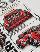 Tričko - Hot Wheels - biely