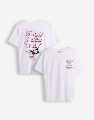 T-shirt - Mickey Mouse - blanc