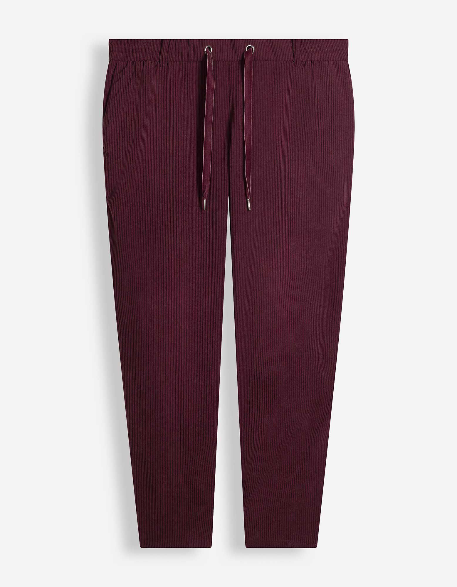 Cordhose - Elastischer Bund - Lila