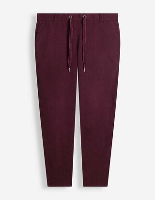 Cordhose - Elastischer Bund - Lila