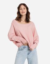 Pullover - Liblikvarrukad - roosa