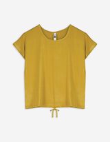 T-shirt - Effen - donkergroen
