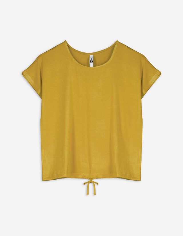 T-shirt - Effen - donkergroen