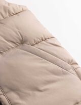 Bodywarmer - Afneembare capuchon - beige