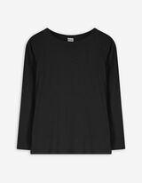 Langarmshirt - Jersey - schwarz