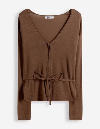 Vest - Viscosemix - bruin