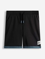 Shorts - Fixierter Beinumschlag - Schwarz