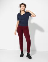 Strickshirt - Viskose-Mix - dunkelblau