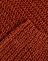 Strickpullover - V-Ausschnitt - braun