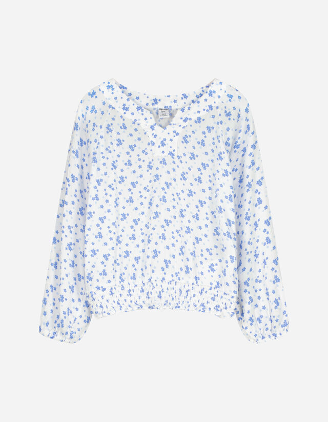 Blouseshirt - Print all-over - wit