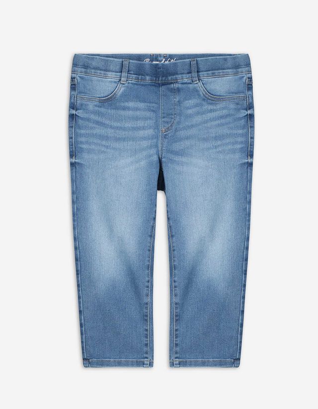 Caprihose - Elastischer Bund - hellblau