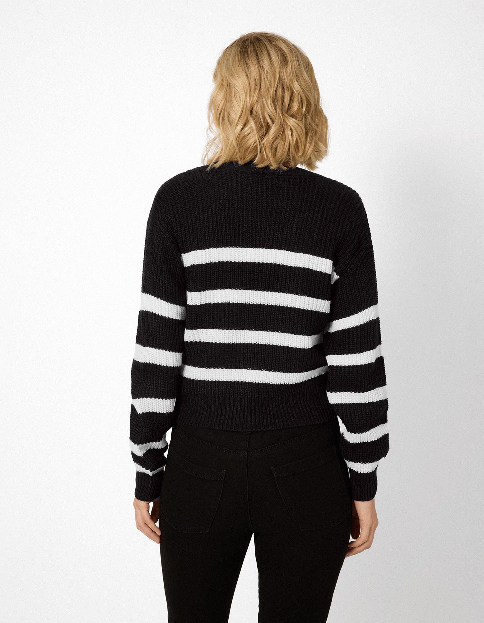 Strickjacke - Strick - Schwarz