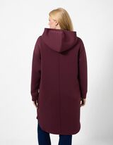 Tepl&aacute;kov&aacute; bunda - Kapucňa - Fialkov&aacute;