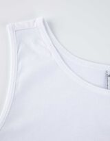 Top - Imprimeu - Alb