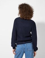 Kardig&aacute;n - tmavomodra