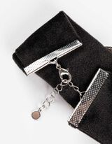 Armband - Strass - zwart