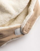 M&uuml;tze - Wandleuchte - Beige